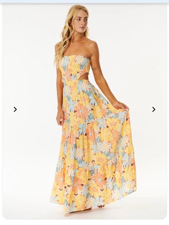 Rip Curl Dresses & Skirts - RipCurl sunrise session floral strapless sundress